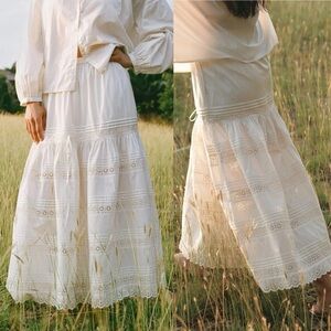 Christy Dawn Perla Skirt in Pearl